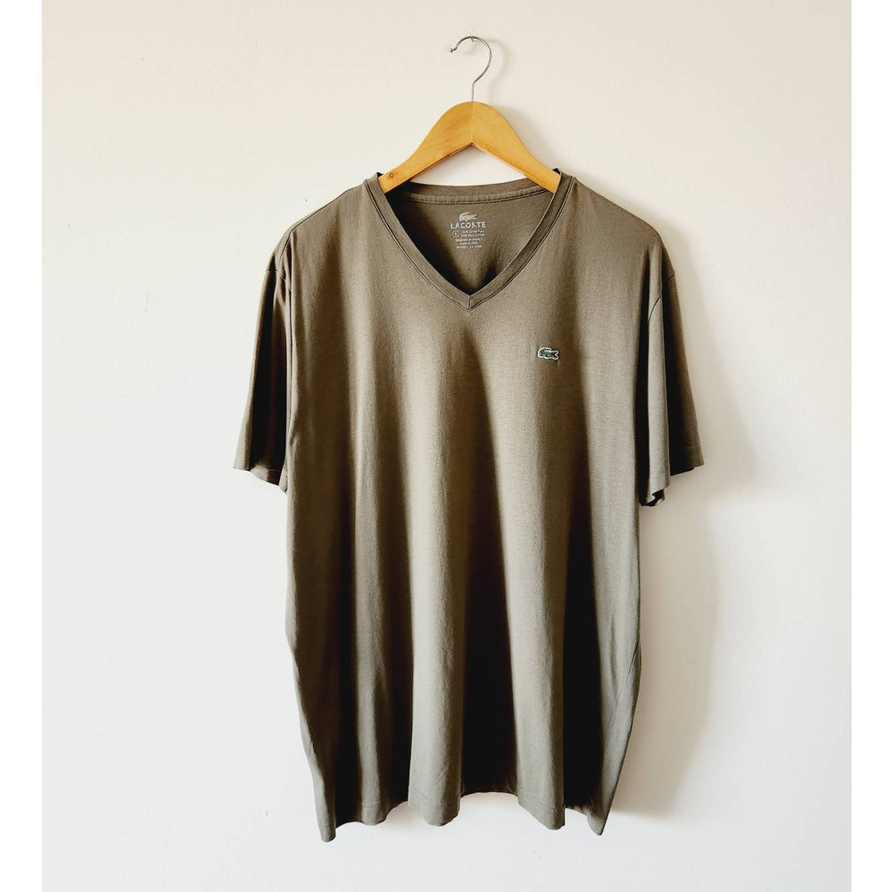 Lacoste V Neck Tee Shirt